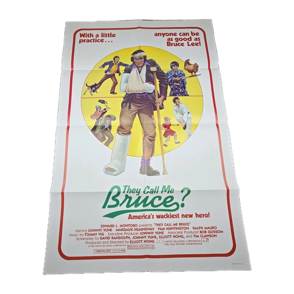 They Call Me Bruce (1982) Original Movie‎ Poster Folded 27x41